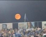 Moon Rising over NYSEG Stadium