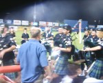 Bagpipes and Drums Play "Take Me Out to the Ballpark"