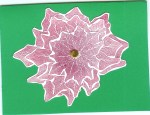 Poinsettia card
