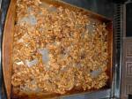 Nuts ready for oven
