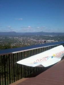 Looking out over the Roanoke Valley