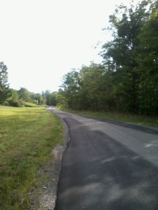 Mile 1.13 and the only flat road along 