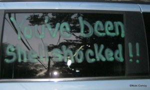 Side Window of Minivan