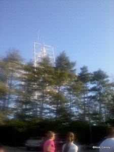 The Star from behind as we approach it on foot