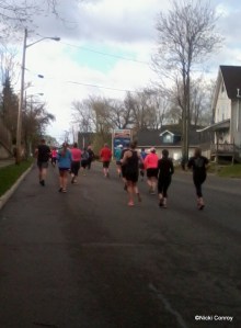 Glenwood to Main St, a slight incline