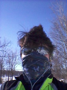 Me, running in Winter