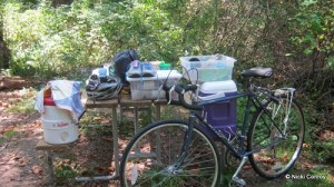 All my gear but the tent and chairs